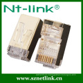 Con el protector rj45 8p8c cat5e enchufe modular